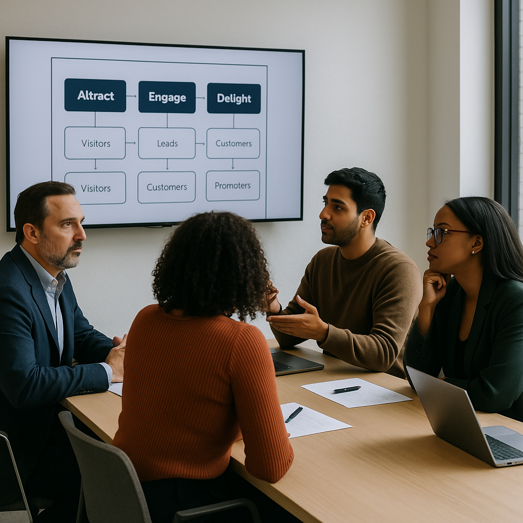 executivos avaliando dados desalinhados